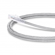 1.8m Cat6六類網絡跳線 24AWG 無卡扣 非屏蔽(UTP) PVC CM,灰色 這張圖片是關於C6UTPSGPVC.