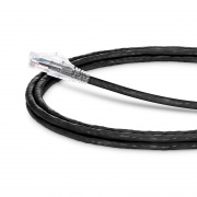 1.8m Cat6六類網絡跳線 24AWG 無卡扣 非屏蔽(UTP) PVC CM,黑色 這張圖片是關於C6UTPSGPVC.