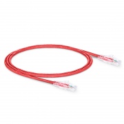 1.2m Cat6六類網絡跳線 24AWG 無卡扣 非屏蔽(UTP) PVC CM,紅色 這張圖片是關於C6UTPSGPVC.
