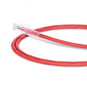 1.2m Cat6六類網絡跳線 24AWG 無卡扣 非屏蔽(UTP) PVC CM,紅色 這張圖片是關於C6UTPSGPVC.