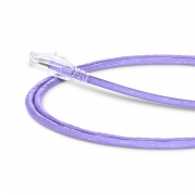 0.9m Cat6六類網絡跳線 24AWG 無卡扣 非屏蔽(UTP) PVC CM,紫色 這張圖片是關於C6UTPSGPVC.