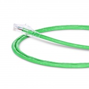 0.9m Cat6六類網絡跳線 24AWG 無卡扣 非屏蔽(UTP) PVC CM,綠色 這張圖片是關於C6UTPSGPVC.