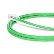 1.8m Cat6六類網絡跳線 24AWG 無卡扣 非屏蔽(UTP) PVC CM,綠色 這張圖片是關於C6UTPSGPVC.