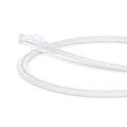 0.9m Cat6六類網絡跳線 24AWG 無卡扣 非屏蔽(UTP) PVC CM,白色 這張圖片是關於C6UTPSGPVC.