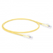 1ft (0.3m) Cat6 24AWG Snagless Unshielded (U/UTP) PVC CM Ethernet Network Patch Cable, Yellow, (10pcs/pack) This picture is about C6UTPSGPVC-10PK.