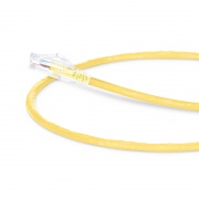 1ft (0.3m) Cat6 24AWG Snagless Unshielded (U/UTP) PVC CM Ethernet Network Patch Cable, Yellow, (10pcs/pack) This picture is about C6UTPSGPVC-10PK.