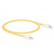 0.9m Cat6六類網絡跳線 24AWG 無卡扣 非屏蔽(UTP) PVC CM,黃色 這張圖片是關於C6UTPSGPVC.