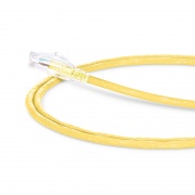 0.9m Cat6六類網絡跳線 24AWG 無卡扣 非屏蔽(UTP) PVC CM,黃色 這張圖片是關於C6UTPSGPVC.