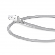 1ft (0.3m) Cat6a 26AWG Snagless Shielded (S/FTP) PVC CM Ethernet Network Patch Cable, Gray This picture is about C6ASFTPSGPVC.