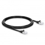 10ft (3m) Cat6a 26AWG Snagless Shielded (S/FTP) PVC CM Ethernet Network Patch Cable, Black This picture is about C6ASFTPSGPVC.