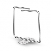 Organizador de cables vertical con un solo anillo en D 1U de 3", con tornillos y tuercas modelo M6, 10 pzas./paquete Esta imagen trata sobre CMV-SD1U3W.