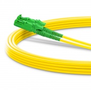 Customized Length Fiber Patch Cable, 2 Fibers, LSH APC to LSH APC