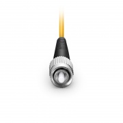 Customized Length Fiber Patch Cable, 1 Fiber, FC UPC Simplex to FC UPC Simplex, Single Mode (OS2), Riser (OFNR), 2.0mm, Tight-Buffered, Yellow This picture is about SMFCSX.