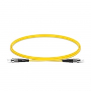 Customized Length Fiber Patch Cable, 1 Fiber, FC UPC Simplex to FC UPC Simplex, Single Mode (OS2), Riser (OFNR), 2.0mm, Tight-Buffered, Yellow This picture is about SMFCSX.