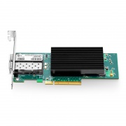Carte d'Interface Réseau Ethernet Basée sur Intel XXV710, Double Port SFP28 25G, PCIe 3.0 x 8, Comparable à Intel XXV710-DA2, Support à Profil Haut et Bas Cette image concerne XXV710AM2-2BP.