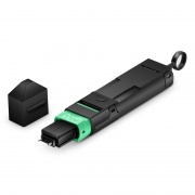 12 Fibers MTP® Male Type 1 9/125 Single-Mode Fiber Loopback Module This picture is about LPM-SM-12MTP.