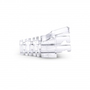 Cat6 RJ45 ツメ折れ防止ブーツカバー(6.0-6.5mm OD、Cat6 UTP 23 ~ 24AWG、F/UTP 26AWG LANネットワークケーブル用、透明、50/パック) この写真はBC45-6.5に関するものです。