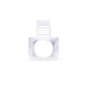 Cat6 RJ45 ツメ折れ防止ブーツカバー(6.0-6.5mm OD、Cat6 UTP 23 ~ 24AWG、F/UTP 26AWG LANネットワークケーブル用、透明、50/パック) この写真はBC45-6.5に関するものです。