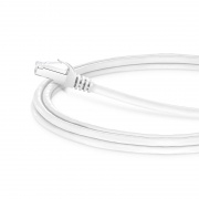 7ft (2.1m) Cat6a 26AWG Snagless Shielded (S/FTP) PVC CM Ethernet Network Patch Cable, White, 10Pcs/pack This picture is about C6ASFTPSGPVC-10PK.
