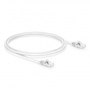 8ft (2.4m) Cat6a 26AWG Snagless Shielded (S/FTP) PVC CM Ethernet Network Patch Cable, White This picture is about C6ASFTPSGPVC.