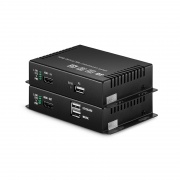 KVM extensor HDMI 4K por fibra óptica LC 10km, con audio, EDID y USB 2.0 Esta imagen trata sobre 4KHDMIUF.