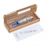 Módulo transceptor/Transceiver óptico compatible genérico, 400GBASE-LR8 QSFP-DD PAM4 1310nm 10km DOM LC dúplex SMF Esta imagen trata sobre QDD-LR8-400G.