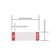 Design Label for 1000BASE SFP SX/LX/EX/ZX/EZX Transceiver, 1 Roll