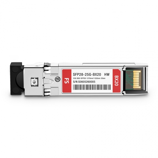 HW兼容25GBASE SFP28光模块1270nm-TX/1330nm-RX 20km 