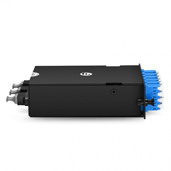 FHD 24芯 OS2 MTP®光纤配线盒 3xMTP®-6xLC四工 通用极性