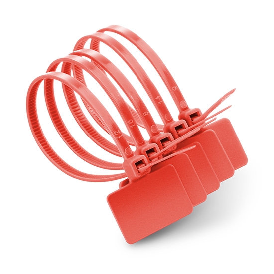 id标记式尼龙扎带-红色 100pcs/包