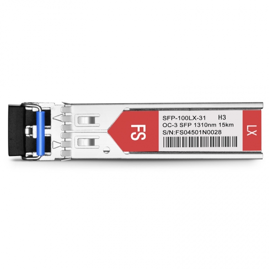 HPE H3C JD120A Совместимый OC-3/STM-1 IR-1 SFP Модуль 1310nm 15km DOM