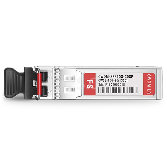 Cisco CWDM-SFP10G-1330-20 Compatible 10G CWDM SFP+ 1330nm 20km DOM Duplex LC SMF Transceiver Module