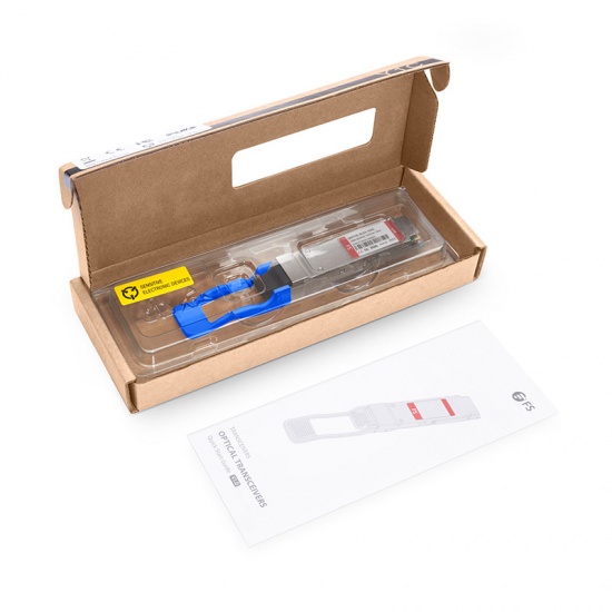 Fortinet FN-TRAN-QSFP28-LR-I Compatible 100GBASE-LR4 QSFP28 1310nm 10km DOM Duplex LC SMF Optical Transceiver Module (Industrial)