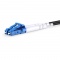 10m (33ft) LC UPC to LC UPC Duplex OS2 Single Mode Industrial Armored Fiber Optic Patch Cable