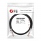 Cable Twinax de cobre de conexión directa pasivo (DAC) compatible con Juniper QDD-400G-DAC-1.5M, 400G QSFP-DD 1.5m (5ft)