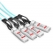 5m (16ft) 100G QSFP28 to 4x25G SFP28 Breakout Active Optical Cable for FS Switches
