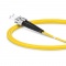 Customized Length SC UPC to ST UPC Duplex OS2 Single Mode PVC (OFNR) 2.0mm Fiber Optic Patch Cable