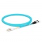 Customized Length LC UPC to FC UPC Duplex OM4 Multimode PVC (OFNR) 2.0mm Fiber Optic Patch Cable