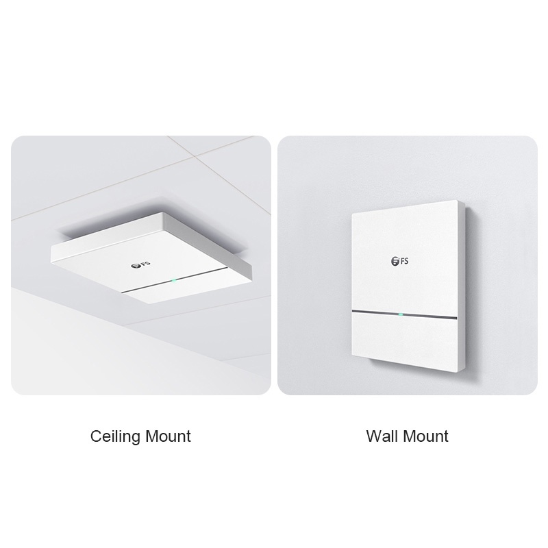 FS 802 11ax Access Point WiFi 6 AP 2400Mbps 2x2 MU MIMO Indoor AP 