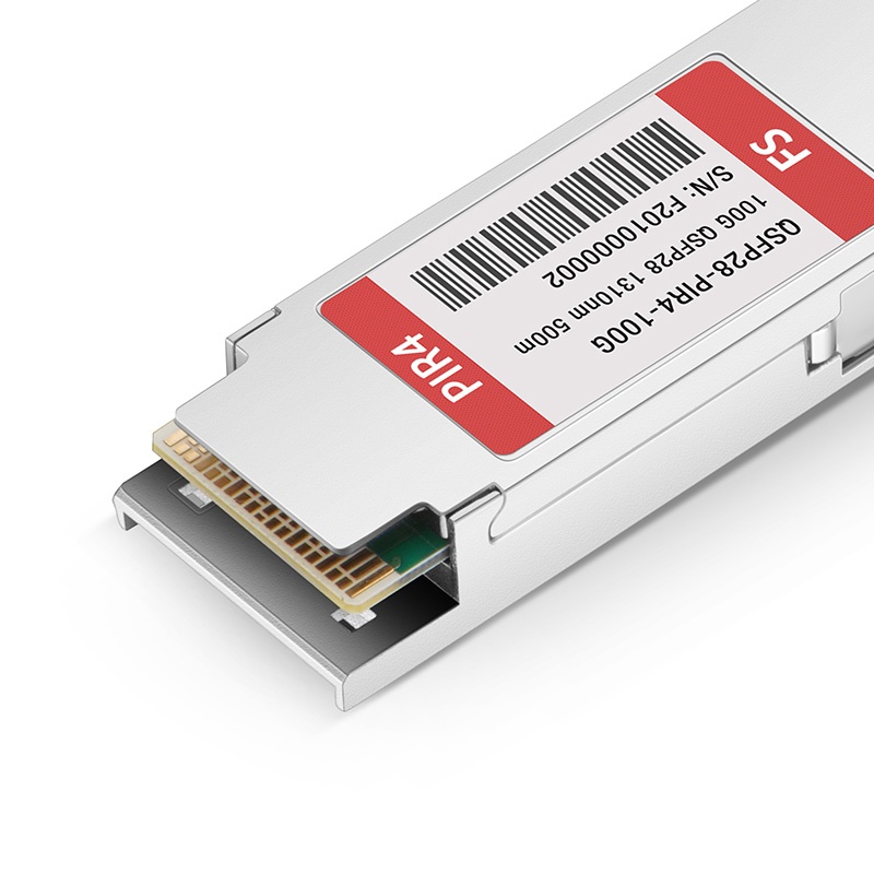 Generic Compatible 100GBASE-PSM4 QSFP28 1310nm 500m DOM MTP/MPO-12 SMF Optical Transceiver Module